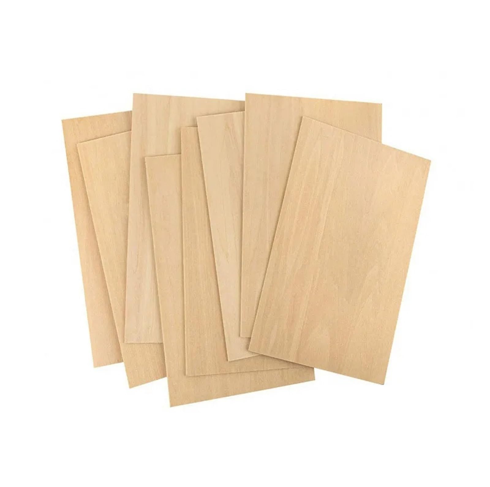 Tabla De Madera Sin Tratar Láminas de madera balsa for manualidades, proyectos bricolaje, accesorios, tablero ligero, láminas finas sin acabado for cortar y grabar