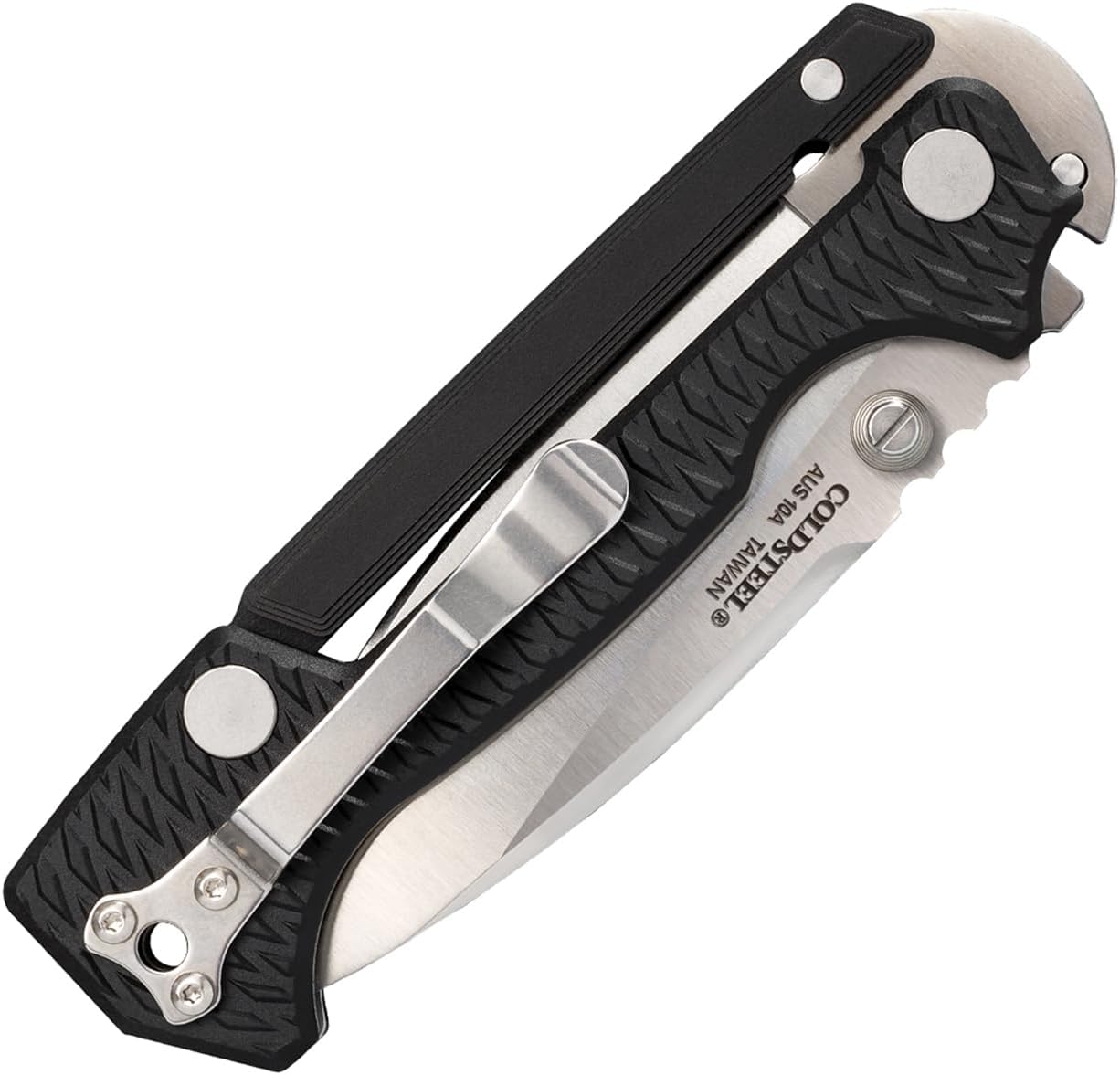 COLD STEEL AD-15 Lite 3.5" AUS10A Steel Ultra-Sharp Blade 5" Griv-Ex Handle Tactical Folding Knife - Scorpion Lock, Pocket/Belt Clip