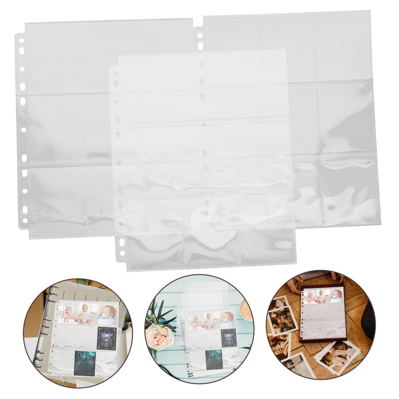 Bustine Protettive Carte da Gioco 50 Pezzi PVC 9 Tasche