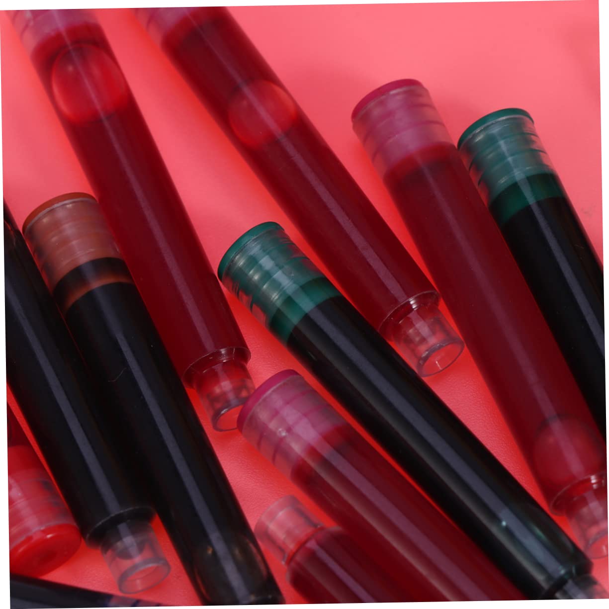105pezzi Ricariche Per Stilografiche Colori Per Scuola e Calligrafia Asciugatura Non Sbiadisce