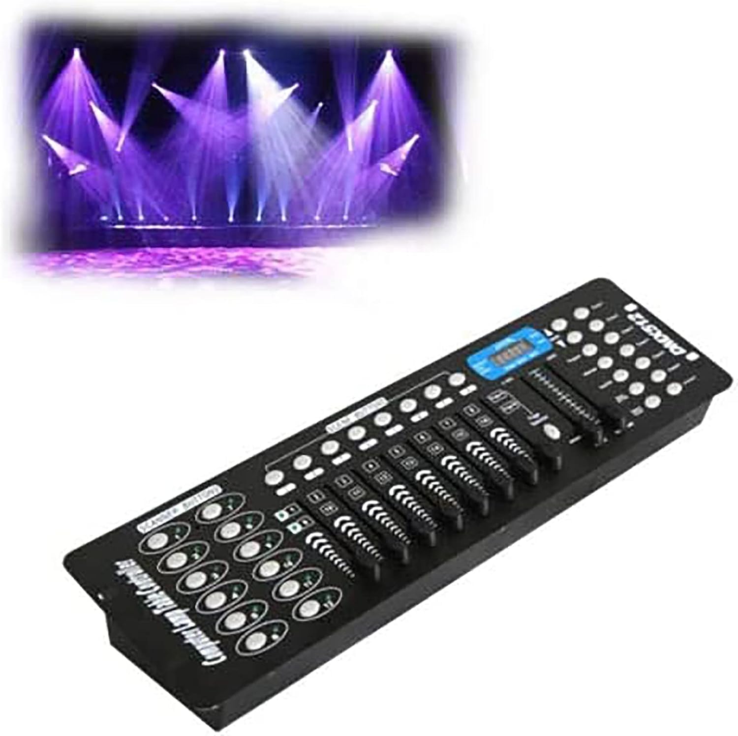 COYEUX Console Controller DMX512, Console luci da palco per Discoteca DJ, luci Multiple Facili da Controllare allo Stesso Tempo, per Matrimoni Professionali in Club da palco DJ Bar