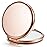Getinbulk Compact Mirror for Purse, Set of 24 Double-Sided 1X/2X Magnifying Metal Pocket Makeup Mirrors(Round, Rose Gold)