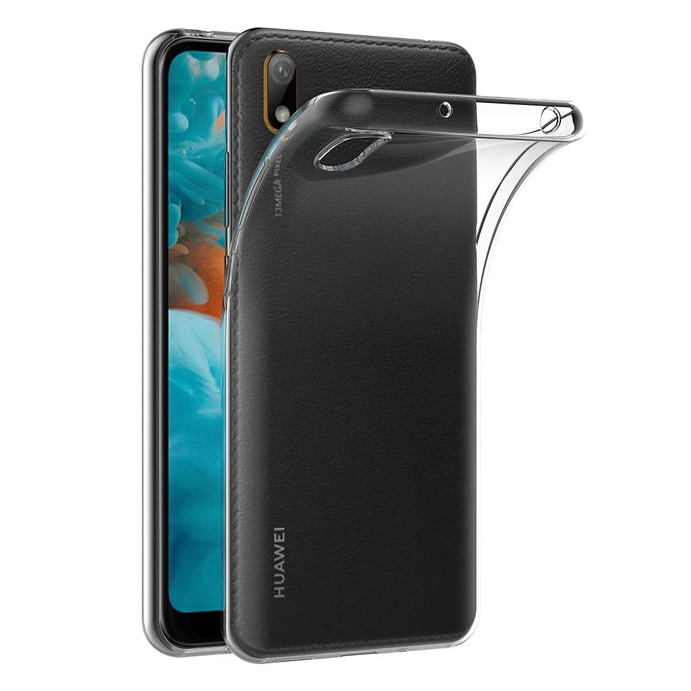 AICEK Cover Trasparente Per Huawei Y5 2019: Silicone Morbido TPU Sottile Con Antigraffio - 2