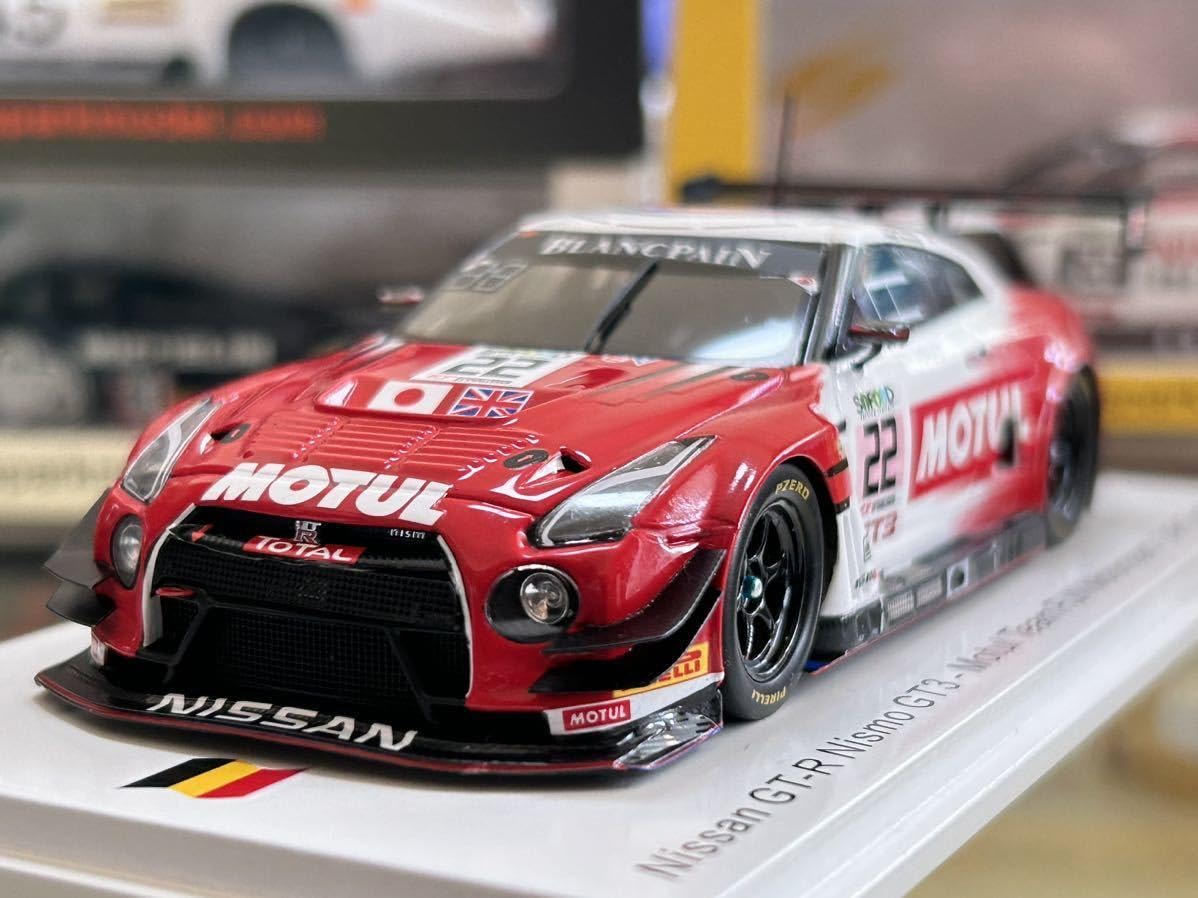 Nismo Motul Nissan GT-R 1/43 ミニカー Amazon | スパーク spark 1/43 GT-R Nismo GT-3 - Motul Team