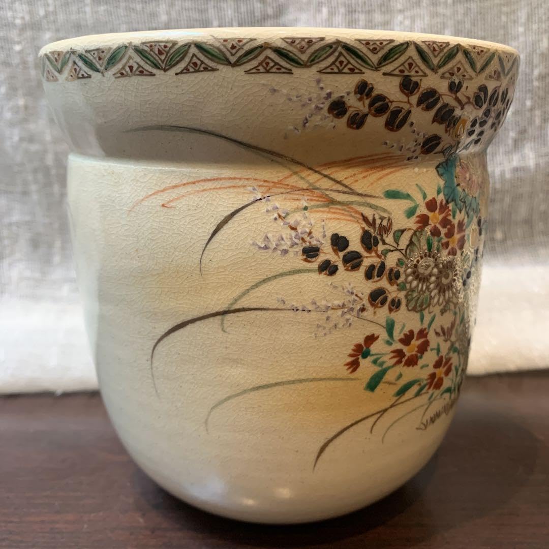 茶道具 数茶碗 10客 古代裂人物紋 未使用 銘々共箱 傷無し 瀬戸釉 初見