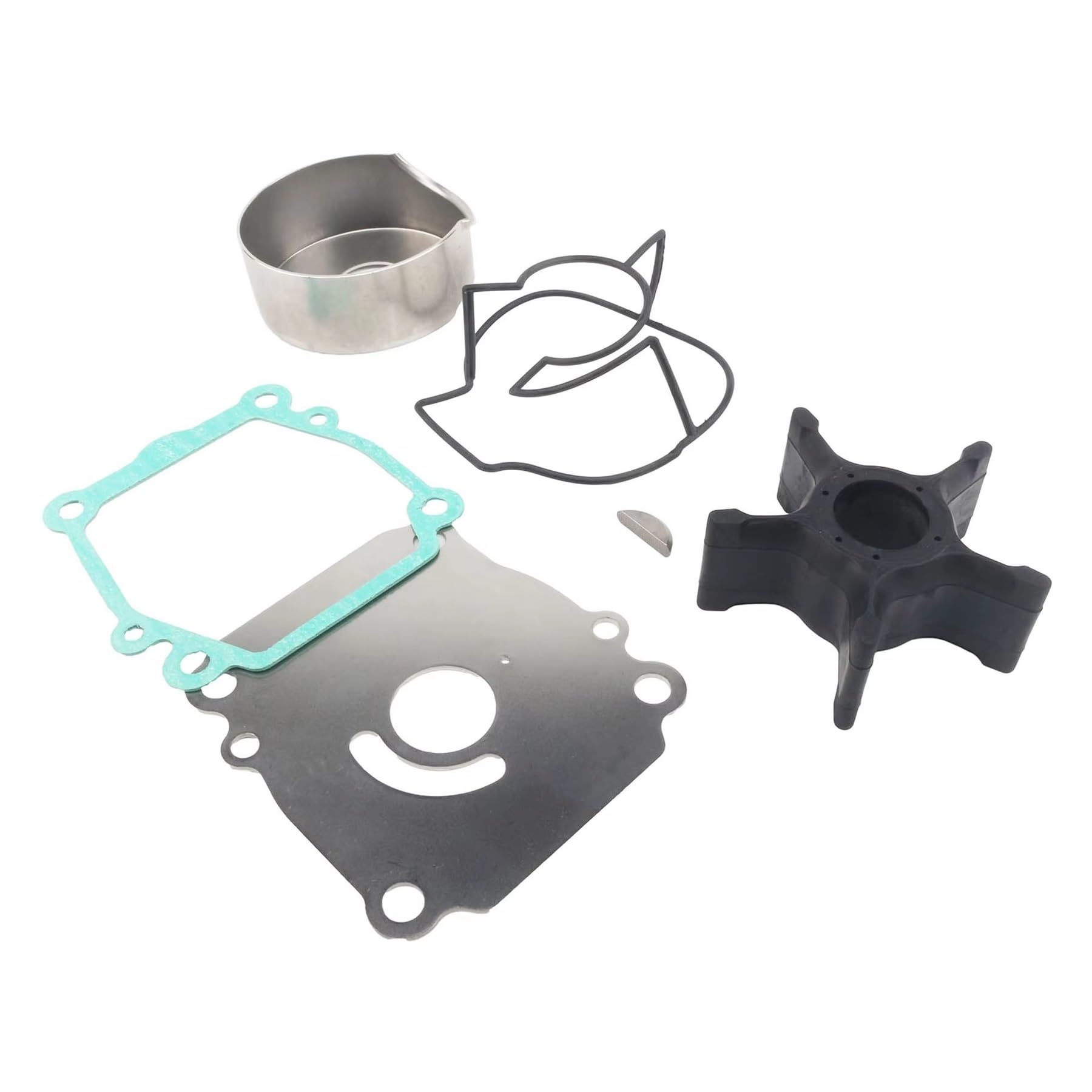 Bomba Agua Auxiliar Kit Reparación Impulsor Para Suzuki 90 100 115 140 HP Para Motores Fueraborda Reemplaza 17400-92J22 17400-92J23 17400-92J21