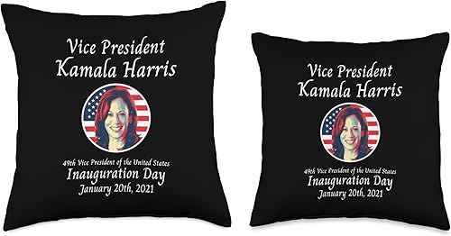 Miniatura 3 de Kamala Harris Vice President Elected Apparel Vicepresidente Kamala Harris - Almohada para el día de inauguración 2021, 18 x 18 pulgadas, multicolor
