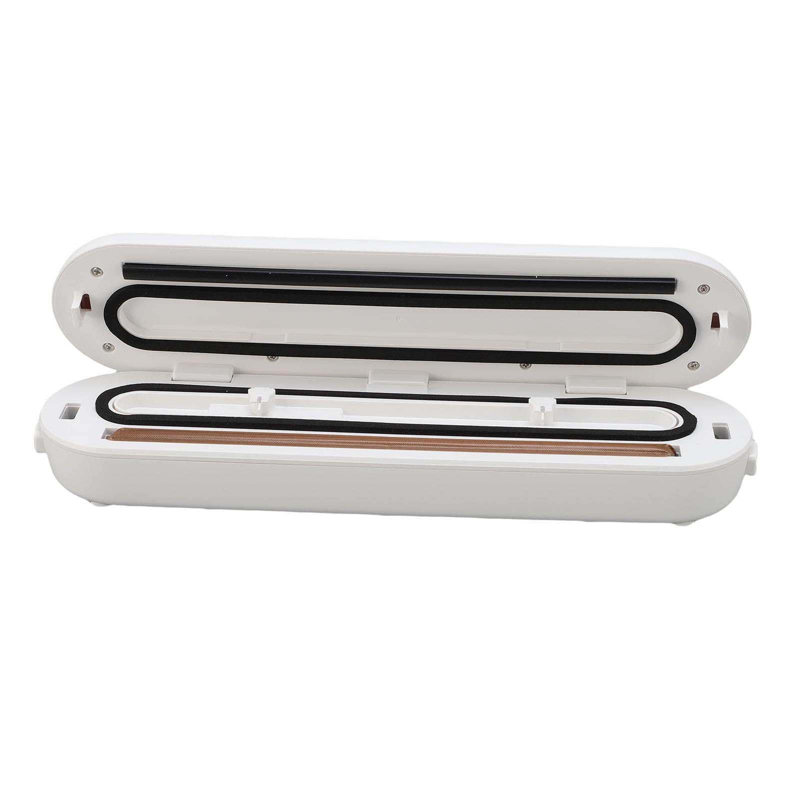 Generic Macchina Sottovuoto Automatica Compatta per Alimenti da 80 W, da -45 a -65 Kpa, con modalità Secco e Umido e 10 Sacchetti per la Conservazione degli Alimenti Domestici