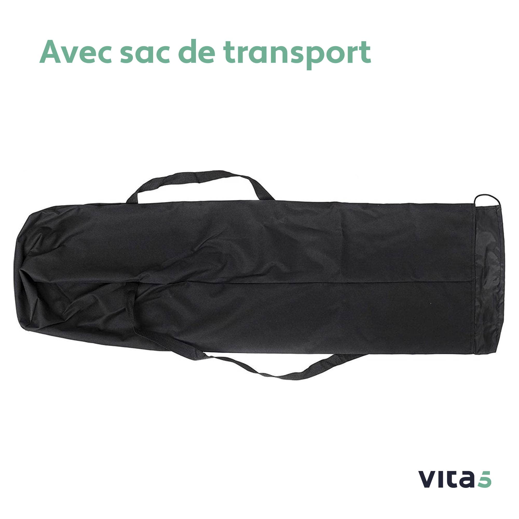 Vita5 Support de Hamac sur Pied en Acier Revêtu Charge Max 205kg pour Intérieur Extérieur
