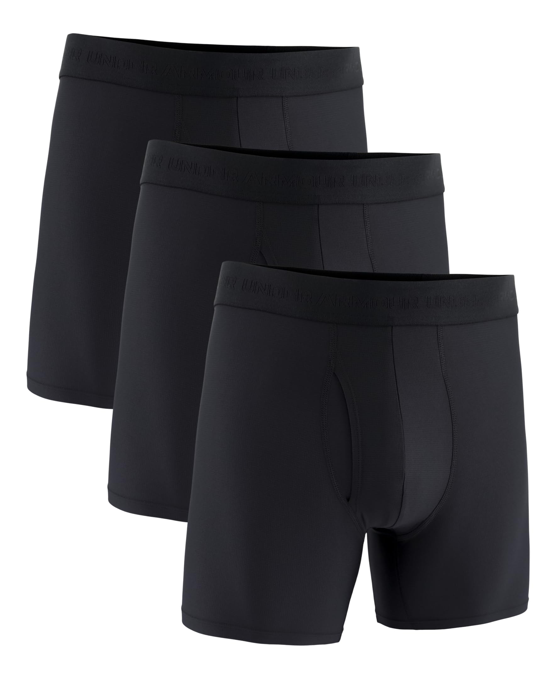 Under Armour Men's Ua Performance Tech Mesh-Mod 6 in 3pk,Black, Black, XL
