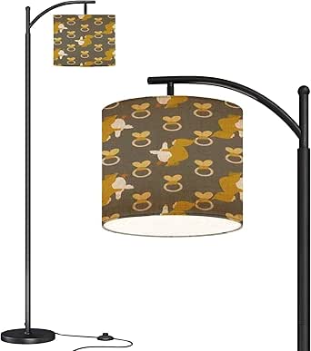 LOPYEIJFG Modern Arc Floor Lamp with Dimmer Mid Century Cute Baby ...