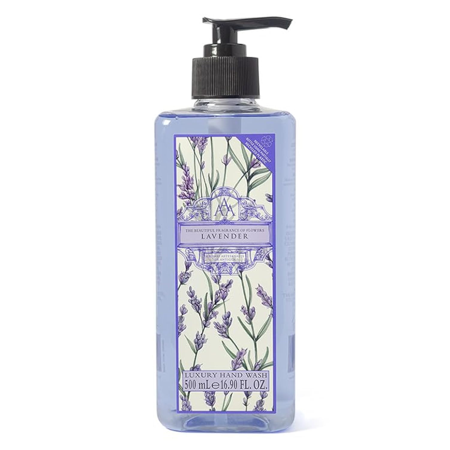Aromas Artesanales De Antigua Hand Wash Lavender  500Ml Bottle With Pump