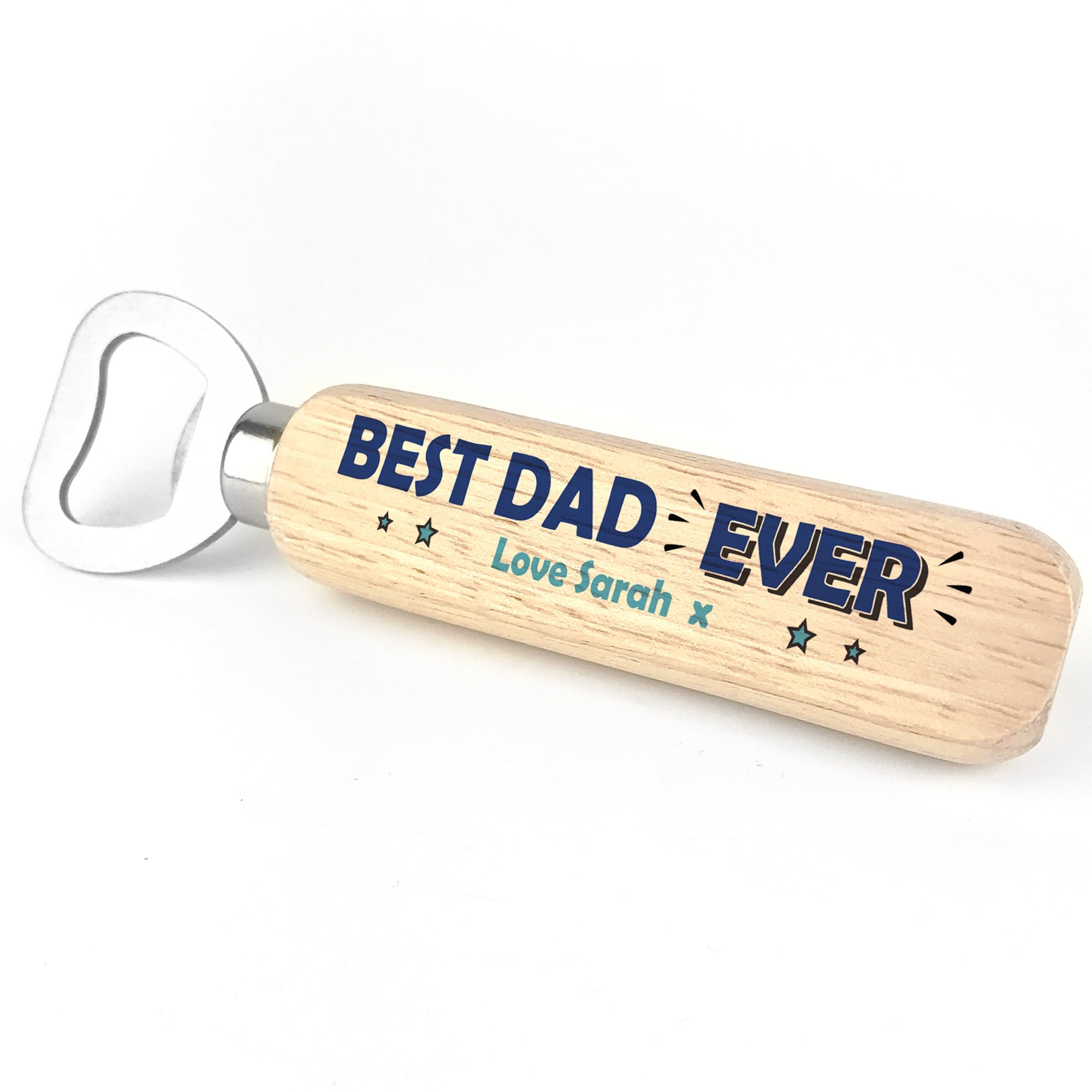 Red Ocean Personalised Gifts for Dad Daddy Him Men Bottle Opener Fathers Day Birthday Gifts for Daughter