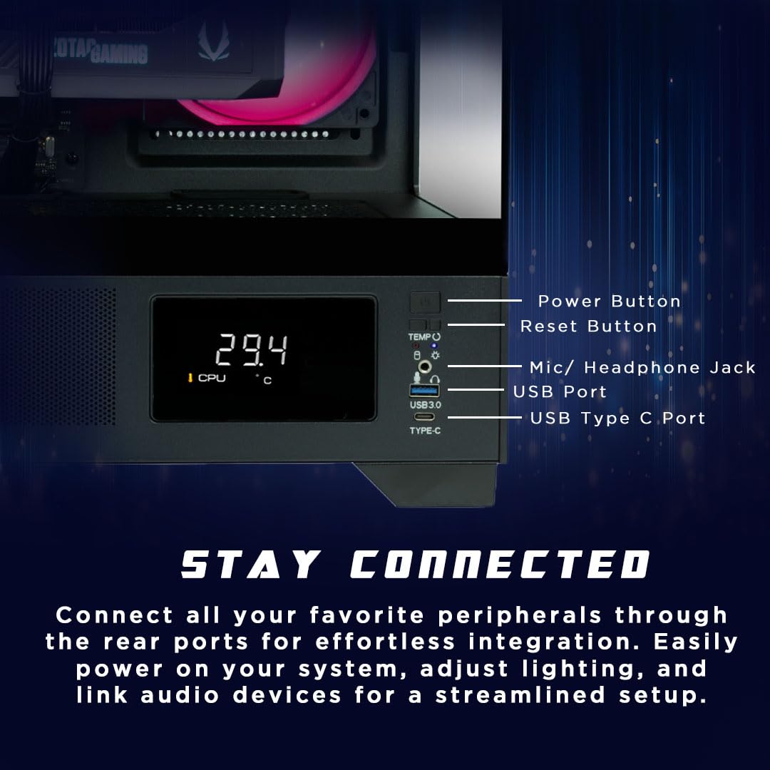 ZOTAC MEK AI-Enhanced Gaming PC Desktop Computer - NVIDIA GeForce RTX 5090, AMD Ryzen 7 9800X3D Up to 5.2GHz, 32GB DDR5 RGB, 2TB NVME M.2 SSD, 1300W 80+ Gold PSU, WiFi 7, Windows 11