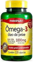 Ômega GLA Triplo 3/6/9 (Linhaça/Prímula/Borragem/Vit.E) - 60 Cáps., Maxinutri
