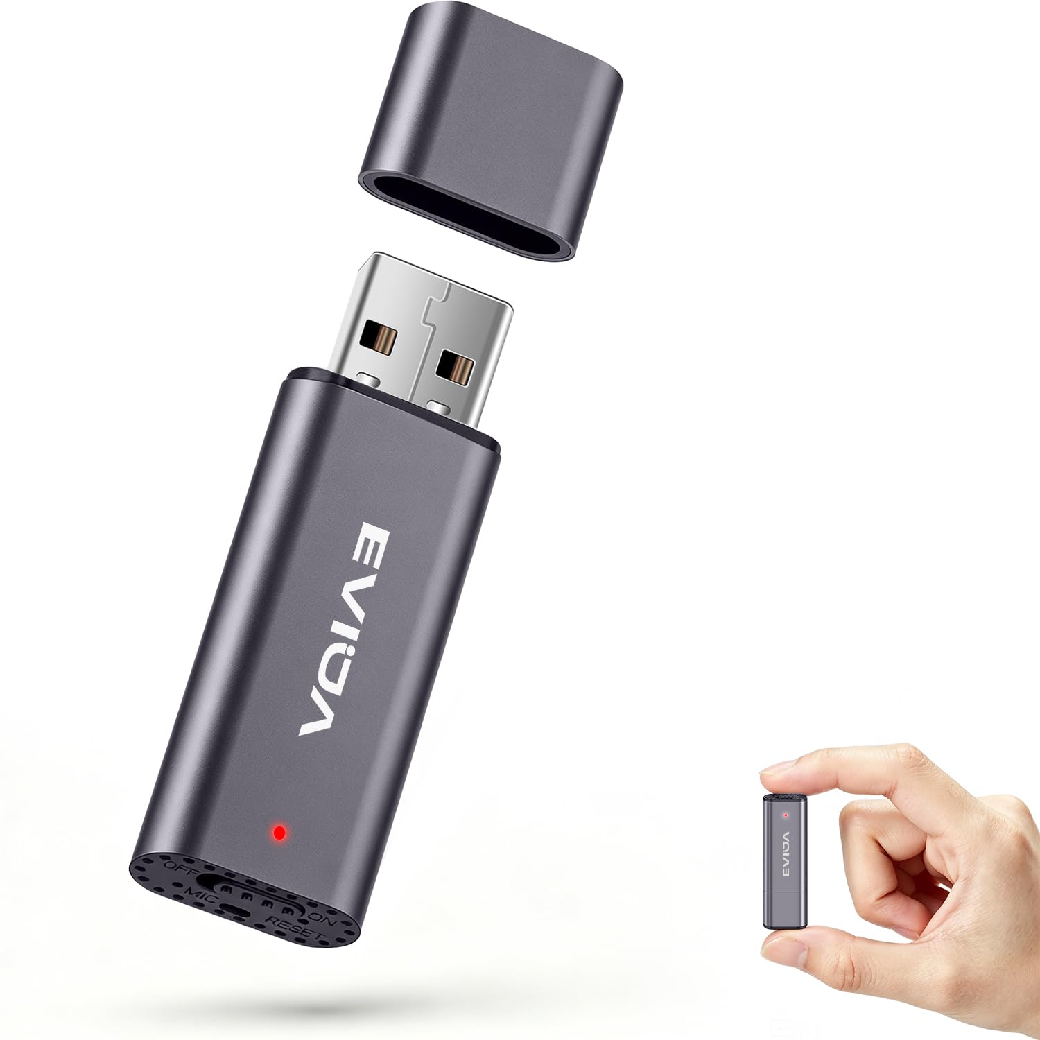 EVIDA 64GB Digital Voice Recorder