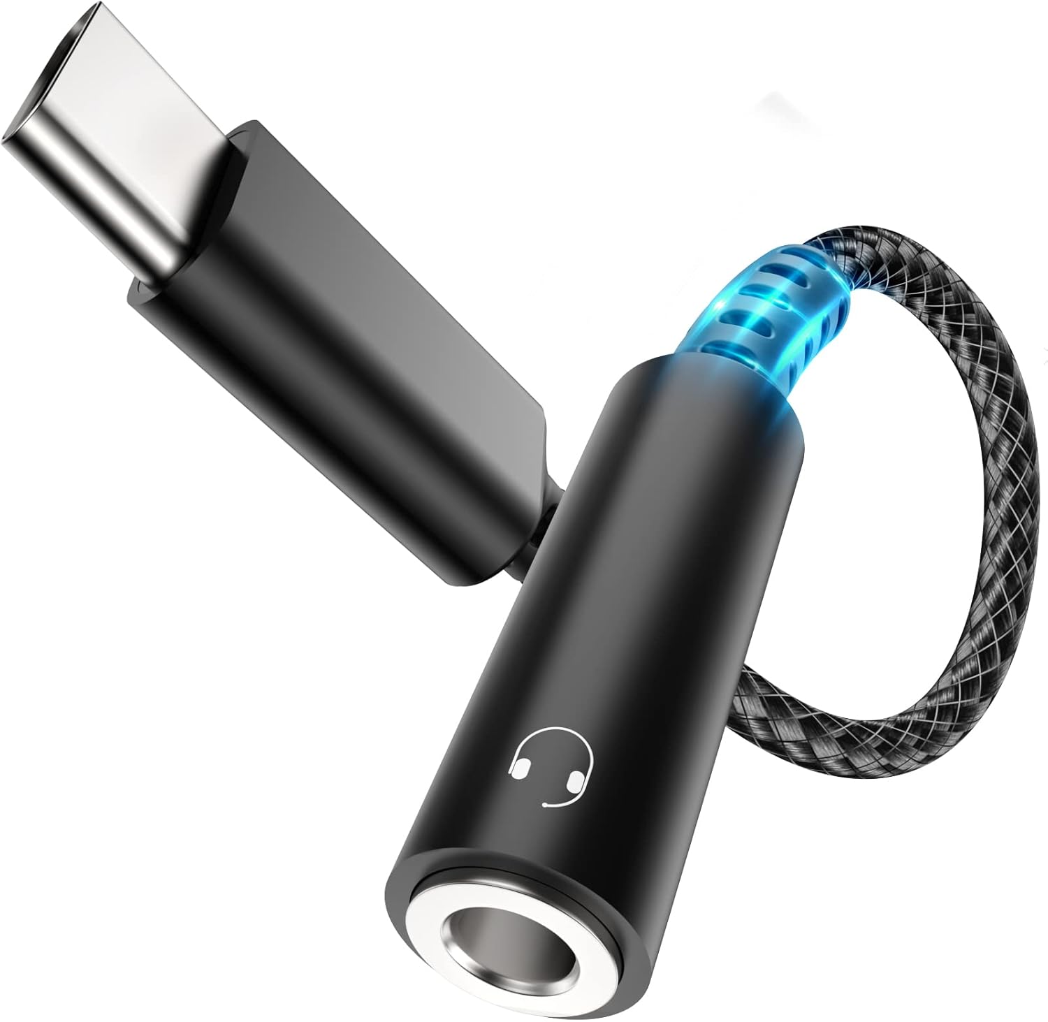 bakibo USB C to 3.5mm Jack Headphone Adapter, USB C Headphones Adapter, Type C