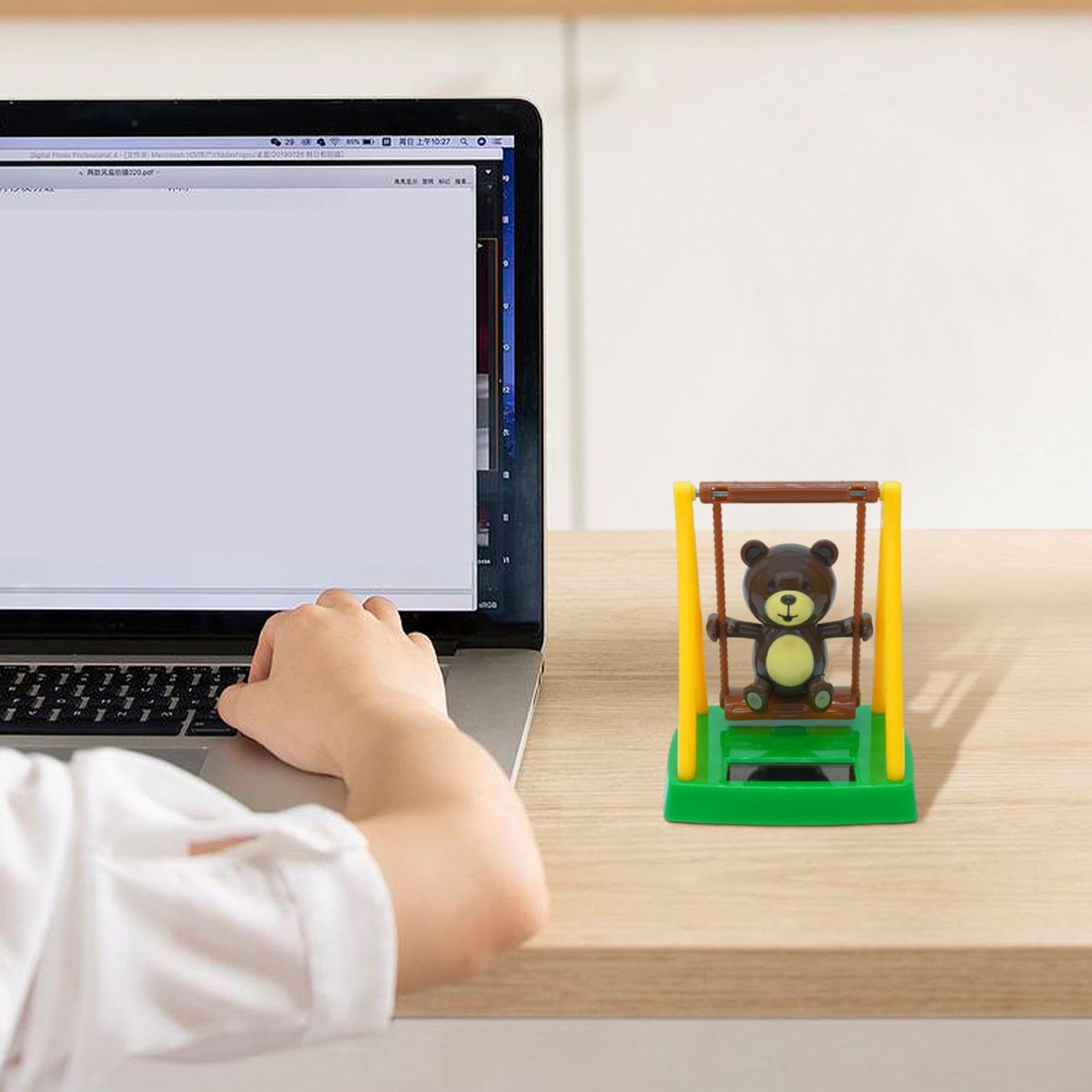 Hawaienne Pour Voiture Animal À Danser Solaire, Danse Solaire Balançoire, Figurine Singe Solaire Balançoire Figurine Solaire Pour Décoration Voiture, 8x6x10cm Pop Royals