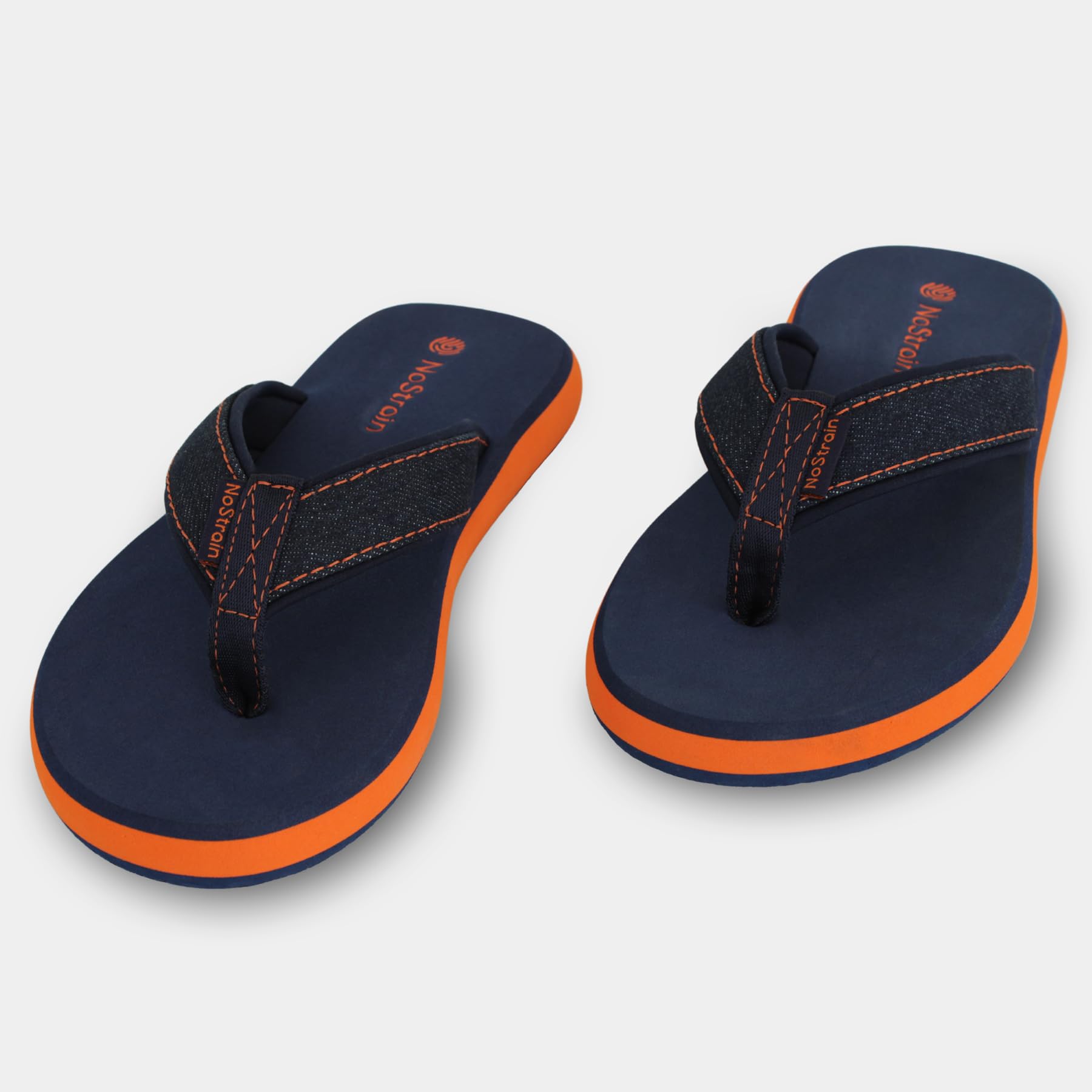 Angular Canvas Slippers for Men, Triple-Density Sole, Grey (Blue Denim, UK Footwear Size System, Adult, Men, Numeric, Medium, 7) 2