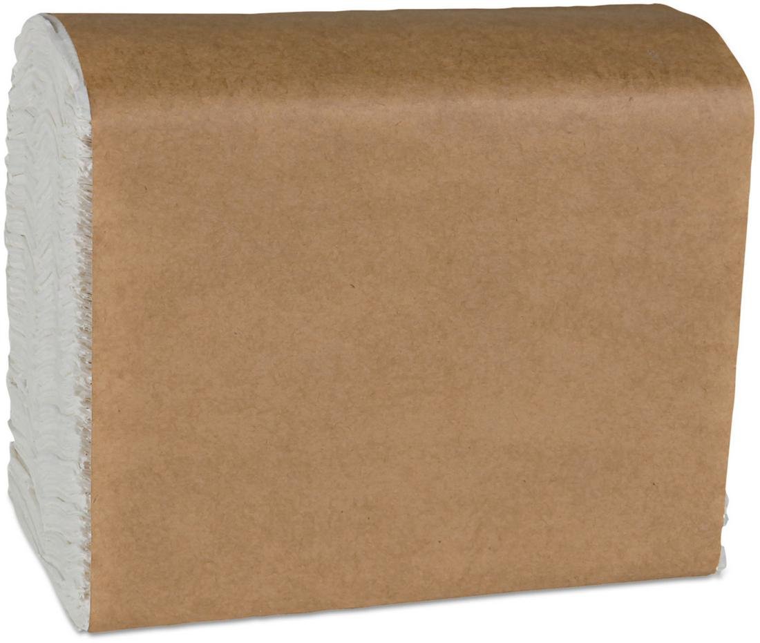 Tall-Fold Dispenser Napkins, 1-Ply, 7 x 13 1/2, White, 250/Pack, 40 Packs/Carton