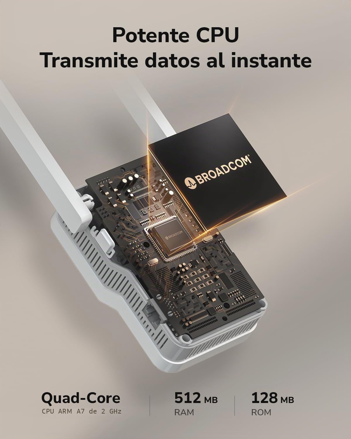 Cudy BE3600 - Amplificador de señal repetidor Wi-Fi 7 de doble banda con puerto Gigabit Ethernet, punto de acceso, configuración de aplicación, malla y soporte de aplicación, RE3600