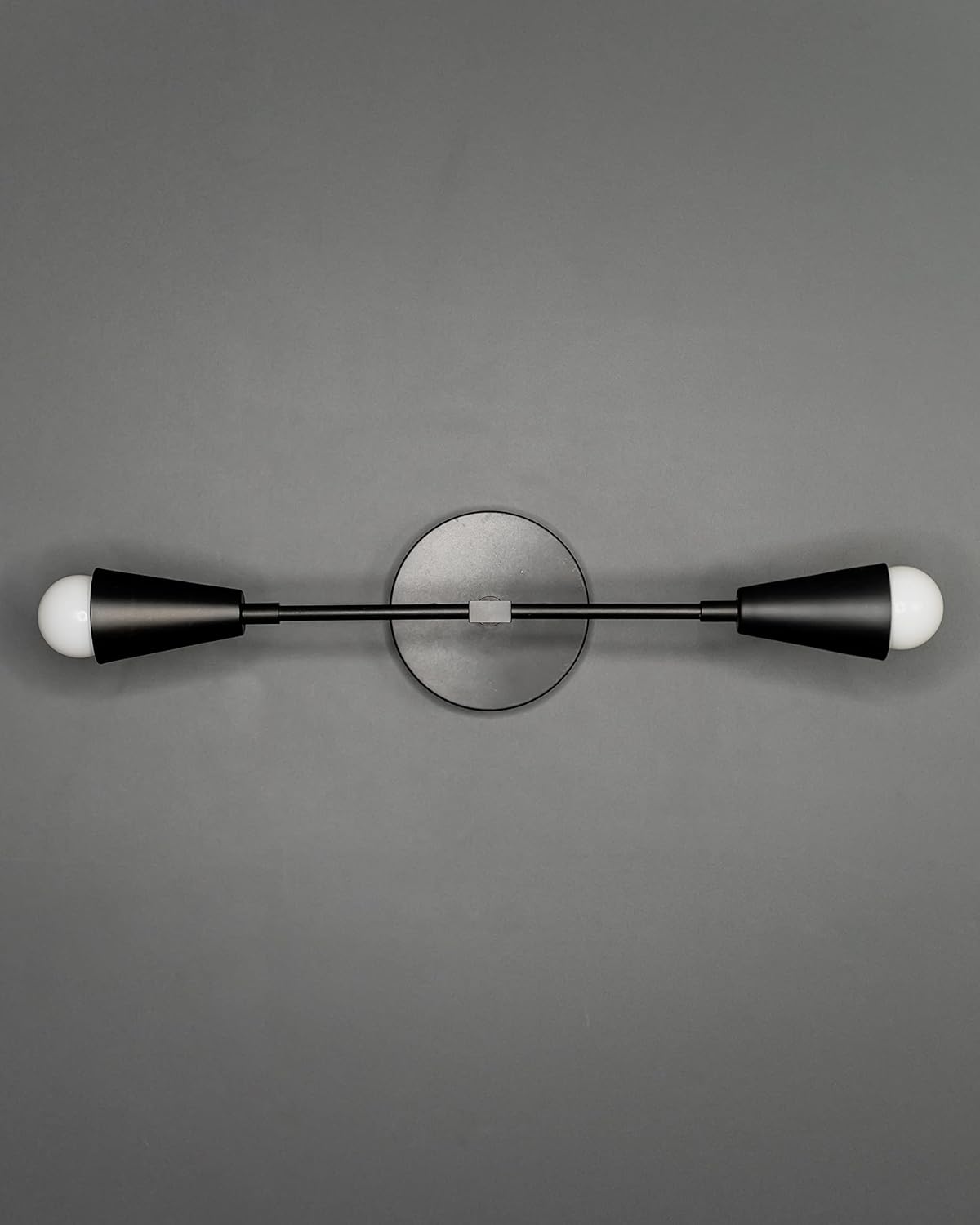 🔥 Rame Modern Wall Sconce Vanity 2 Bulb Cone Modern Mid Century Industrial Light