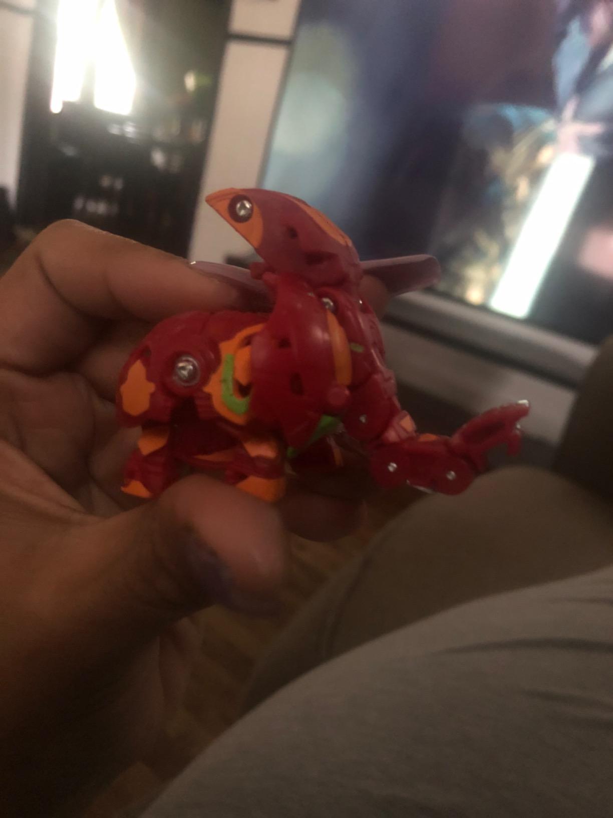 BAKUGAN, Starter Pack 3 personnages, Pyrus Phaedrus, Créatures transformables à collectionner, à