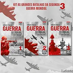Kit As Grandes Batalhas da Segunda Guerra Mundial - 3 Volumes