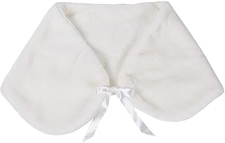 شال شتوي ملفوف من الفرو الصناعي لحفلات الزفاف من فن اكسبريس - اكسسوارات ملابس - قطعة واحدة