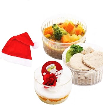 Amazon ご予約受付中 犬用のクリスマス ディナー セット C 12月2日以降ご到着 カップケーキ 無添加 サンタ 帽子 付 人気 プレゼント Xmas ギフト 帝塚山 Wanbana Dolce Del 帝塚山wanbana ビスケット クッキー スナック 通販