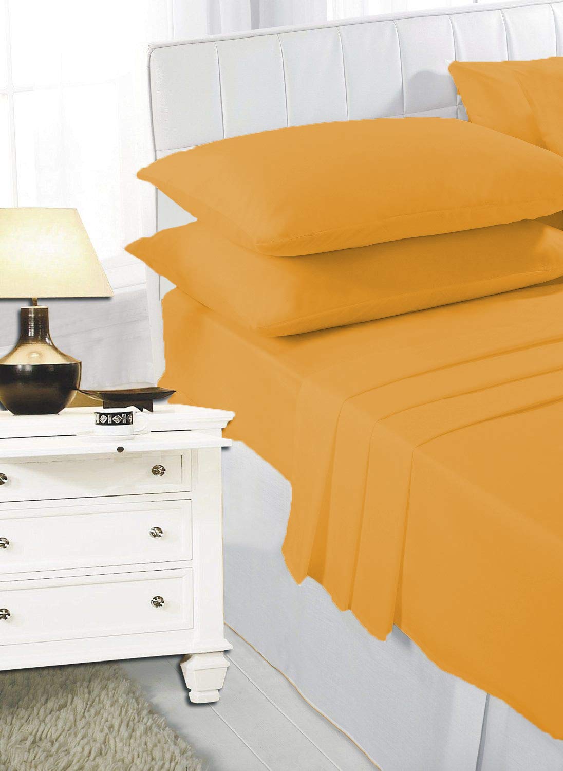 Homes-Linen Housewife Pillowcases - Standard Pillow Case - Cream