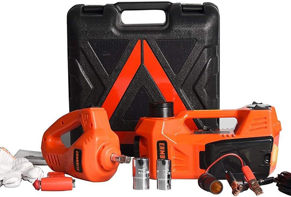 EAMBRITE 12V Electric Floor Jack Set