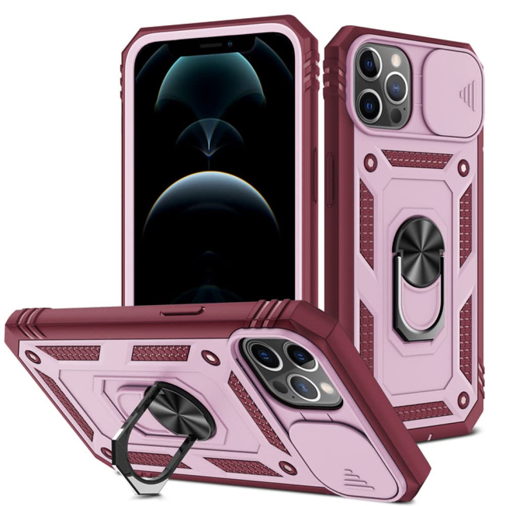 Coque iPhone 12 Mini antichoc rose pour vidéos mains libres - 7