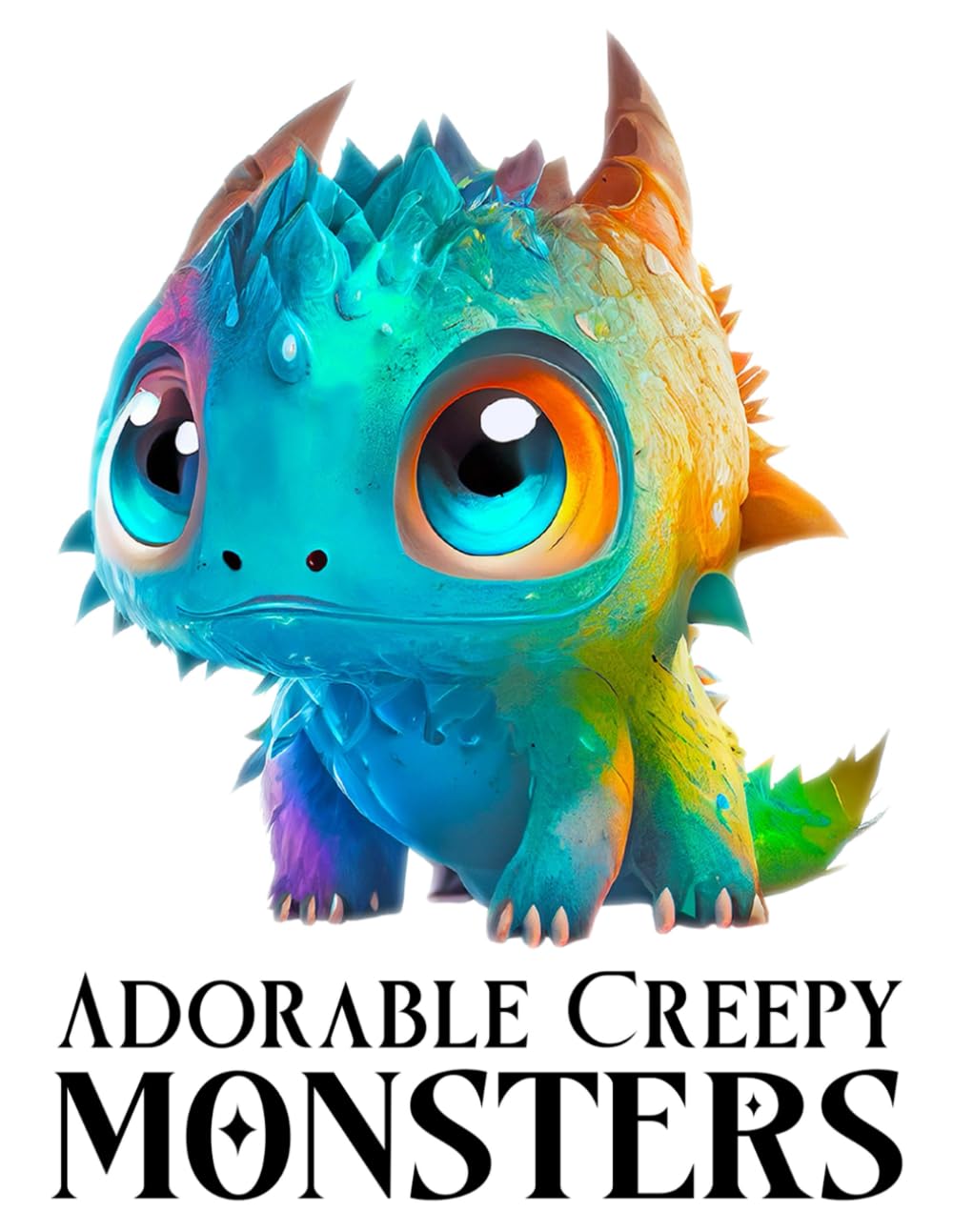 Adorable Creepy Monsters: Coloring Book for Adults with Cute & Kawaii Creatures and Many More