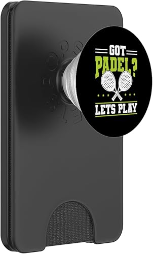 Got Padel Racquet Paddle Lets Play PopSockets PopWallet for MagSafe