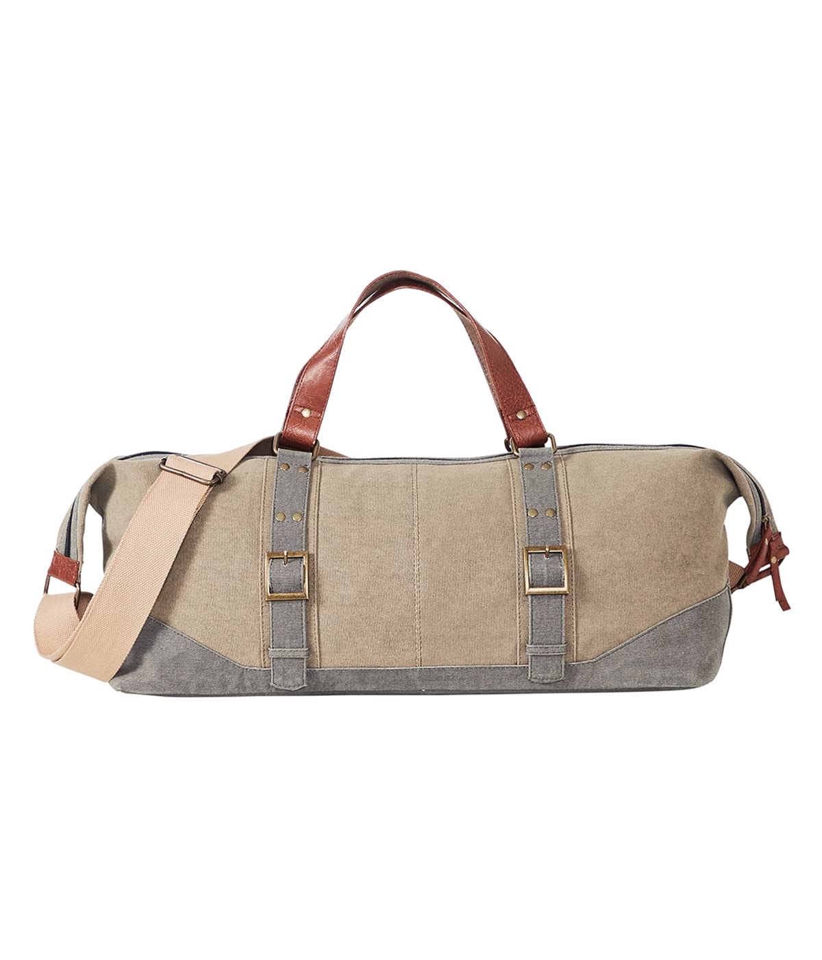Mona B Canvas Large Duffle Bag for Gym, Travel, Sports with Stylish Design for Men and Women (MC-236 C) Mona B Canvas Large Duffle Bag for Gym, Travel, Sports with Stylish Design for Men and Women (MC-236 C)