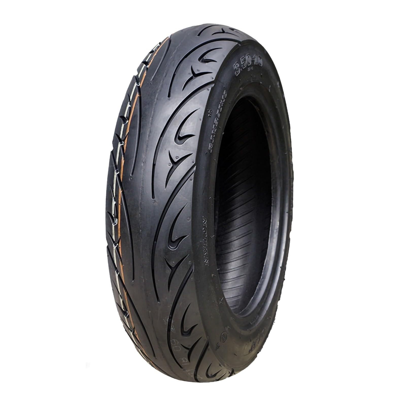 3.50-10 Opona bezdętkowa 10 cali, 100/90-10 6 PR Zamiennik do hulajnogi motocykla skutera koło przednie lub tylne