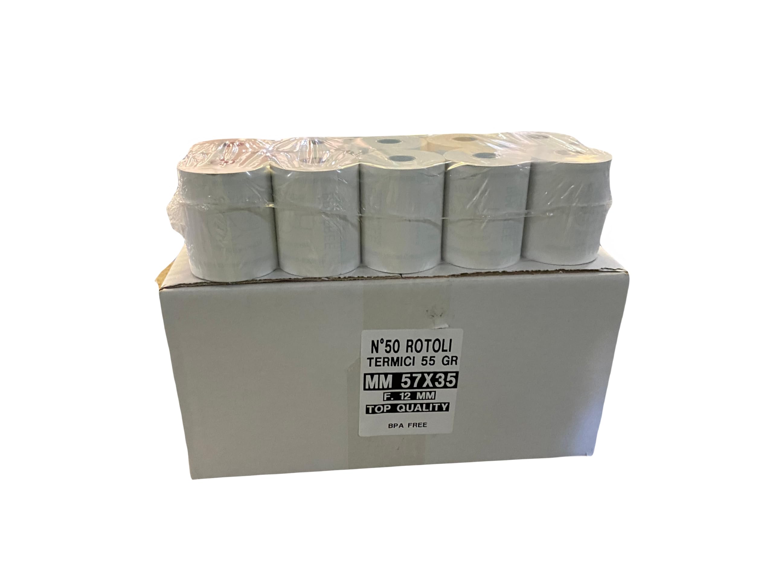 Rotolini Pos 50 ROTOLI TERMICI MM 57x35 METRI CARTA DI ALTA QUALITA' - REGISTRATORI DI CASSA Carta Pos - Foto 12