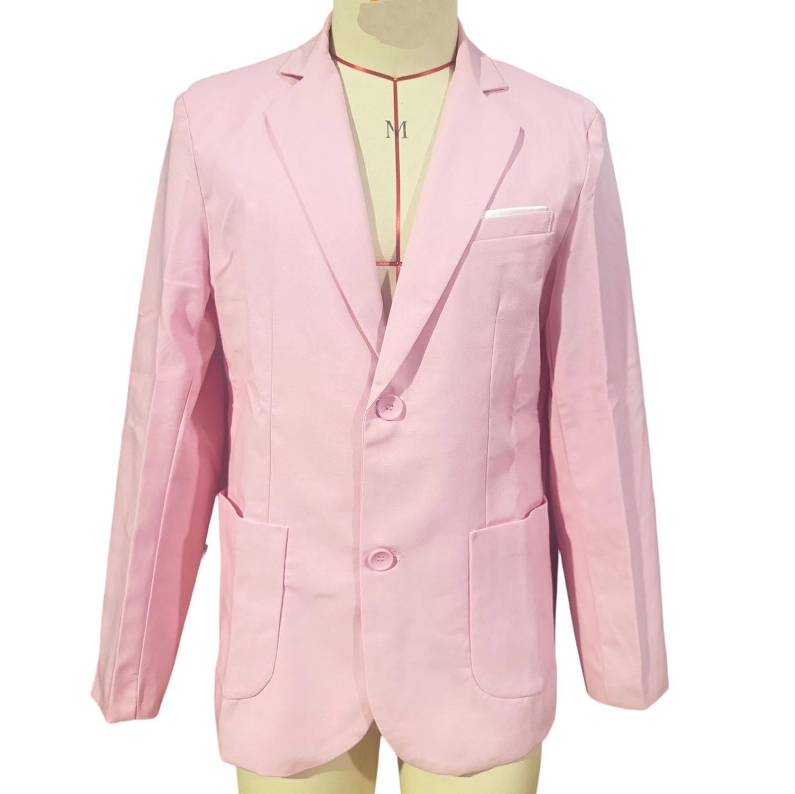 Anzugjacken Für Herren Casual Blazer Sport Jacke Business Sakko | Slim Anzug Jacket, Leichte Arbeitsjacke, Lässig Einfarbig Mantel, Revers Freizeit Jacken, für Alltag, Sportlich Blazerjacke