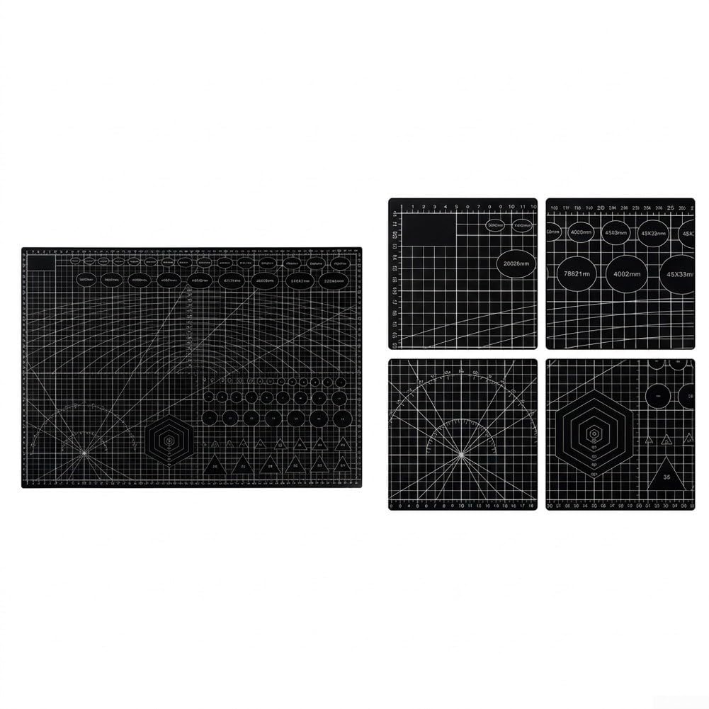 Tapis de Découpe pour a4 Vert Matériau PP pour robuste Tapis(A-2 black)