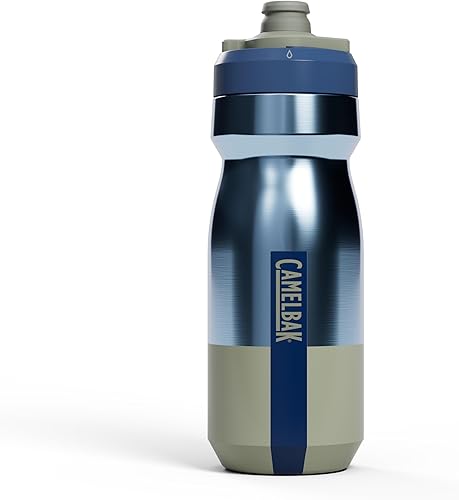 Miniatura 20 de CamelBak Podium Steel - Botella de agua térmica para bicicleta de acero inoxidable, color piedra, 18 oz Piedra,Negro,Rubor,Rubor de mercurio,Niebla