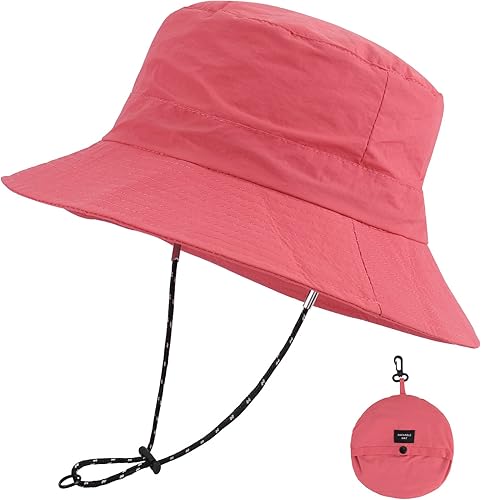 Sombrero de sol para hombres y mujeres, ala ancha, UPF 50+, sombrero de pesca y pescador, impermeable, plegable, sombrero de sol para playa,