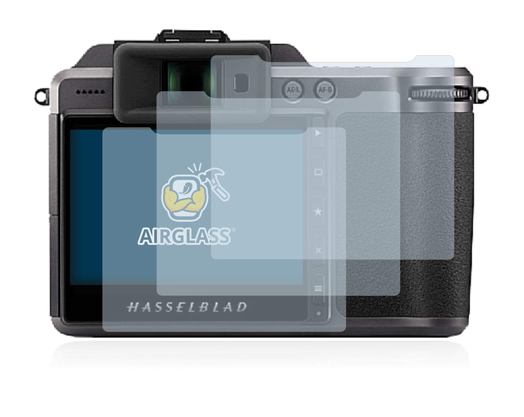 Brotect Pellicola In Vetro Opaco Antiriflesso Per Hasselblad X1D II 50C (3 Pezzi) Durezza 9H Made In Germany