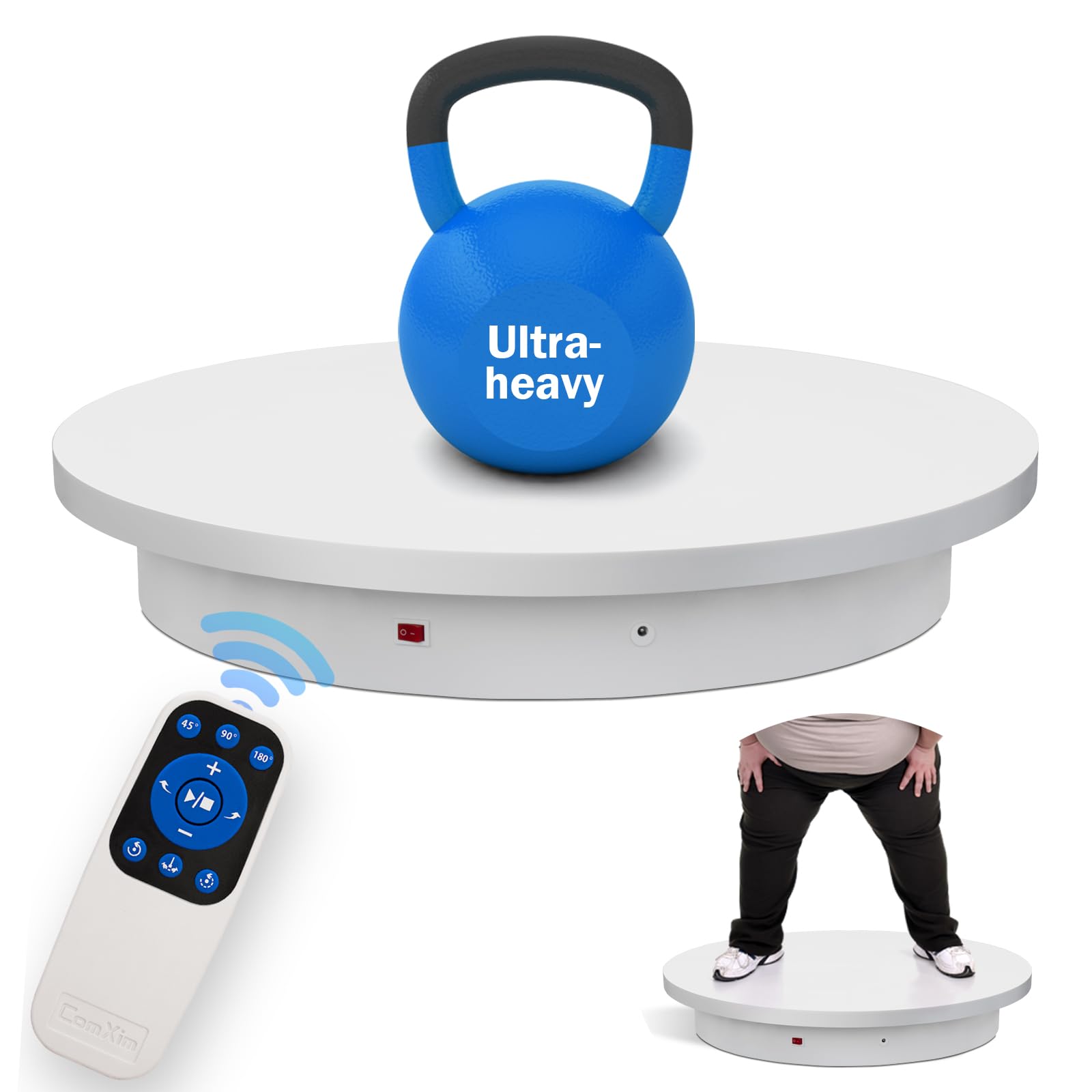 Motorized Rotating Turntable Display Stand - 360 Rotation -21