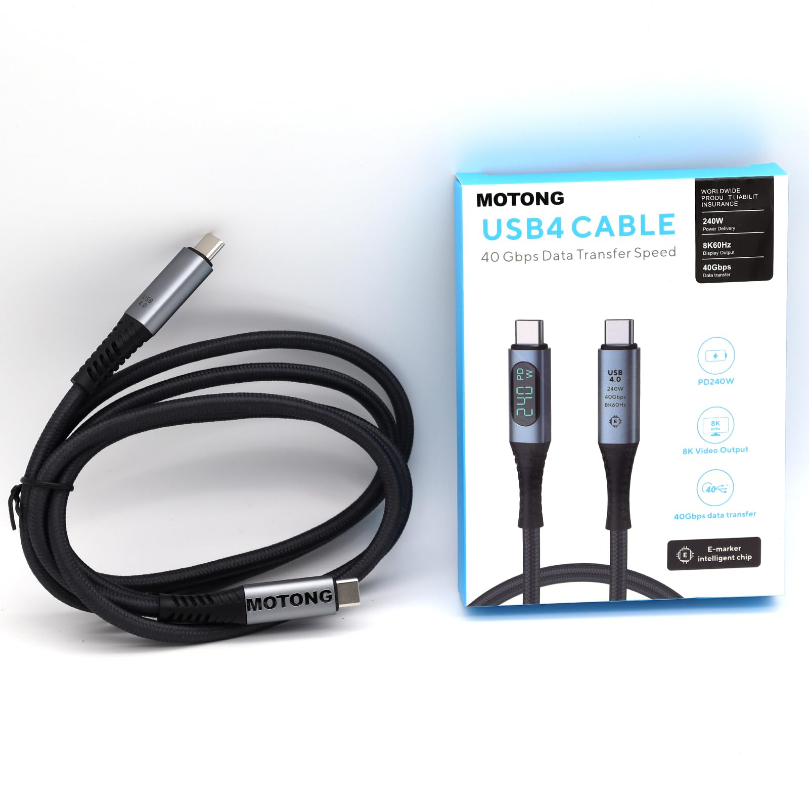 240W Cable With USB-4 PD 40Gbps 8K 4K USB-C Video Display Cord UHD BEST ( 100% Thunderbolt 4 ) At ₹ 450/piece In Mumbai - View #7