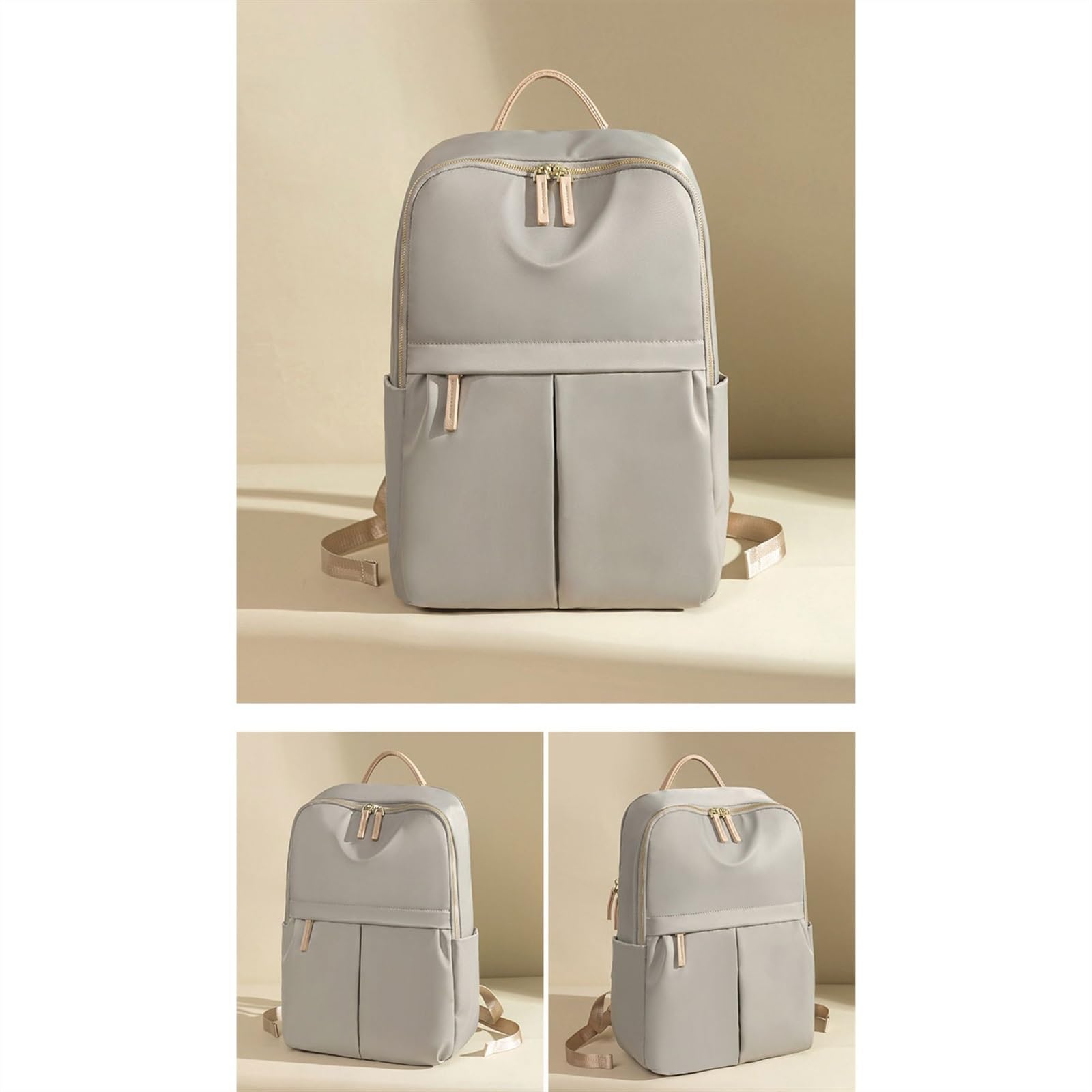 Funda Tableta Mochila for Ordenador portátil de 15,6 Pulgadas, Bolso Viaje Moderno for Viajes Negocios, Hombro Multifuncional Mochila portátil(Grey)