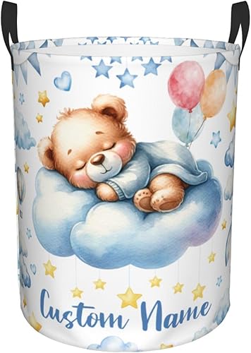 Miniatura 22 de ZOE DAVISON Cestas de lavandería personalizadas de elefante, regalos personalizados de elefante, cesta de lavandería con nombre personalizado para