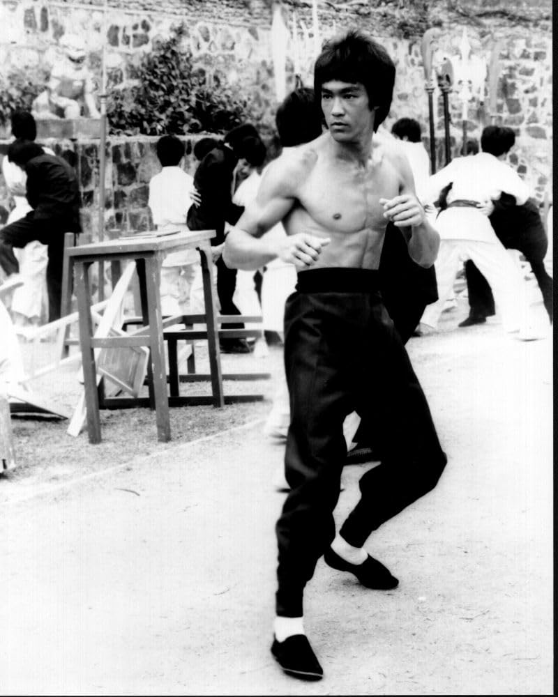 Posterazzi Bruce Lee On Set Of Enter The Dragon Black And White Photo Print (16 x 20) - Item # MVM55986