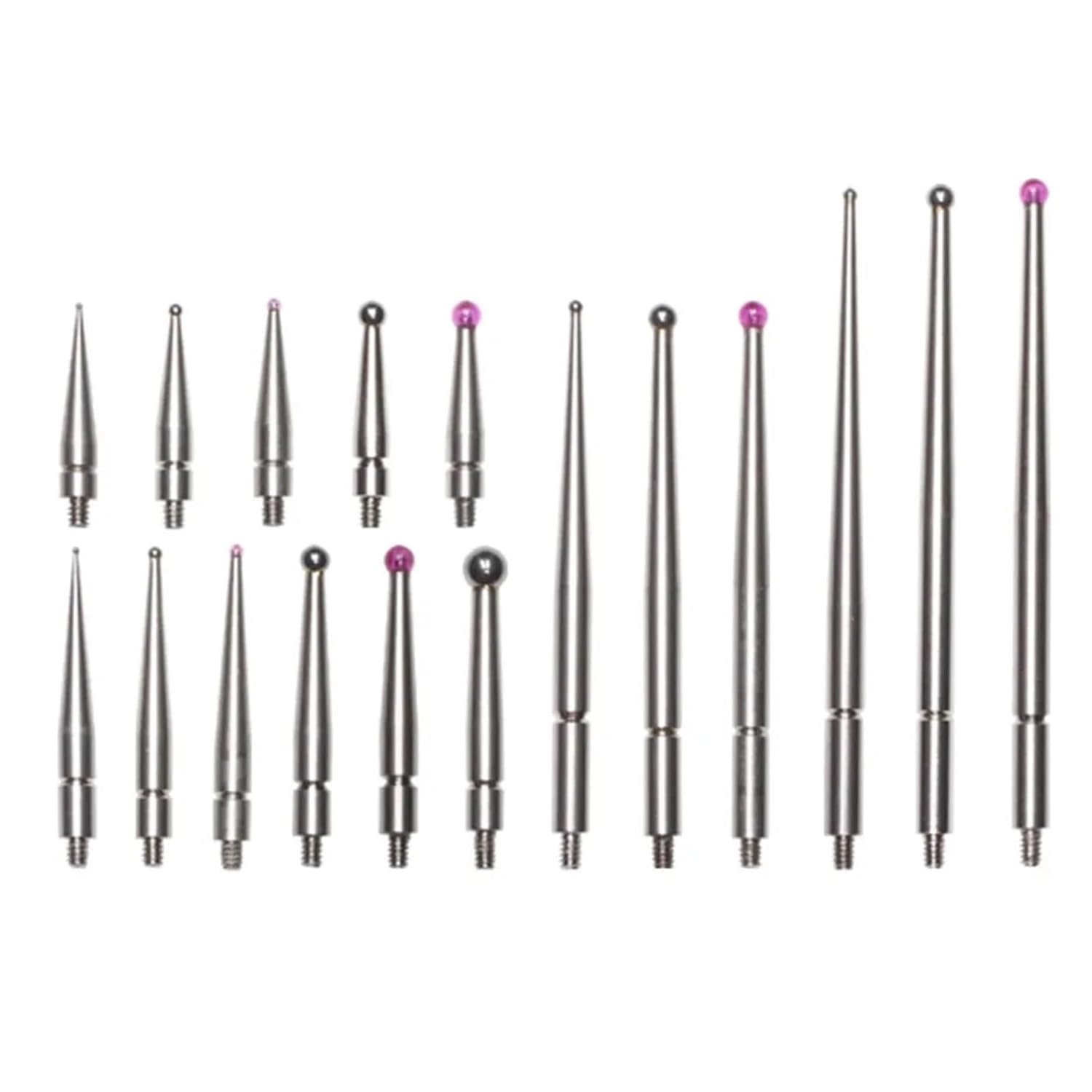 The Lever dial Gauge has a red Ruby Probe and a Micrometer Probe with a M0.5 1.0 Probe(41)