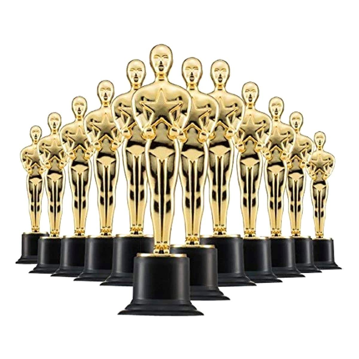 PREXTEX Award Trophies for Ceremonies or Parties 6" High - Perfect Achievement Awards or Birthday Gifts for Kids and Adults